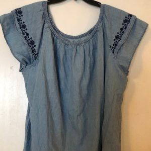 St. John’s Bay Light Wash Denim Top